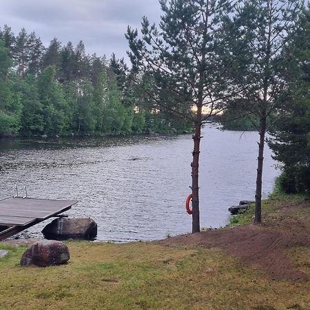 Viihtyisae Hirsimoekki Jaerven Rannalla Siikainen Exterior foto